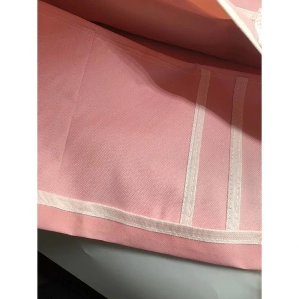 Multi-Pocket Hanging Book Bag Pink‎